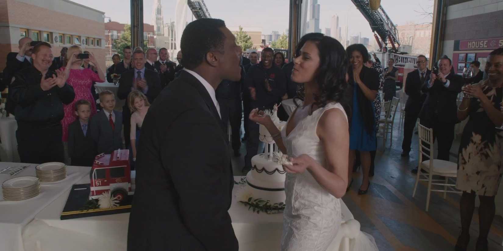 Boden and Donna get married at the firehouse in Chicago Fire