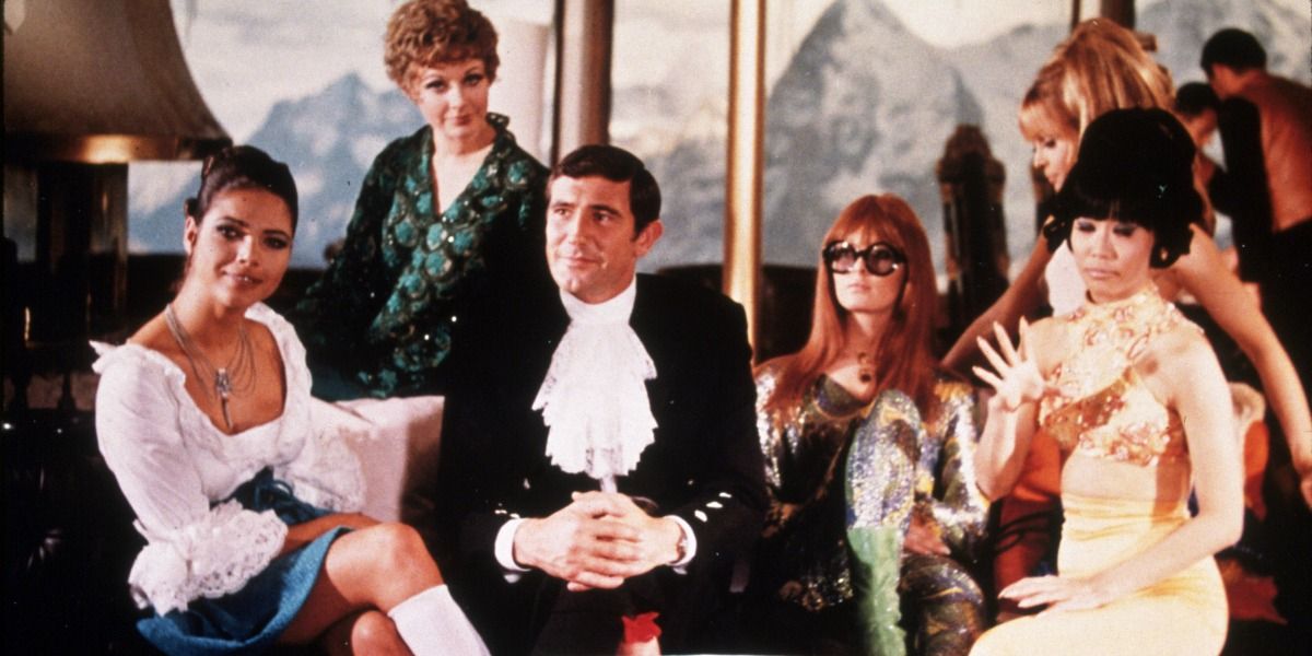 James Bond and The Angels of Death in On Her Majesty's Secret Service.