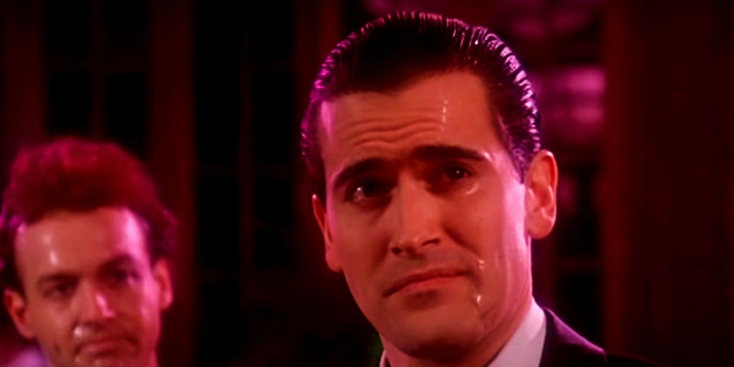 Bruce Campbell as Renaldo the Heel in Crimewave (1985)
