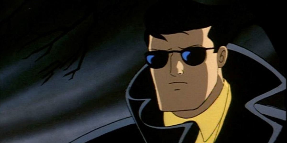 Bruce Wayne mourns his parents' deaths in Batman the Animated Series.
