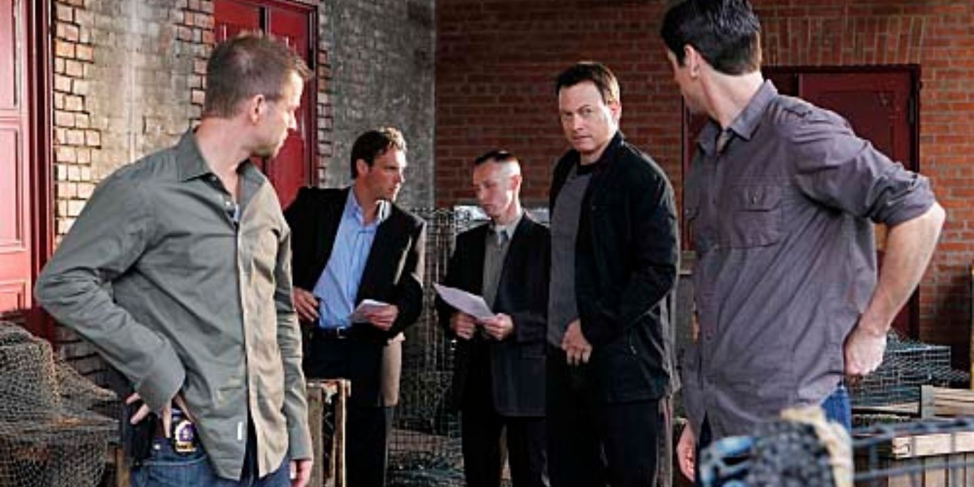 Mac, Flack, and the team in CSI NY