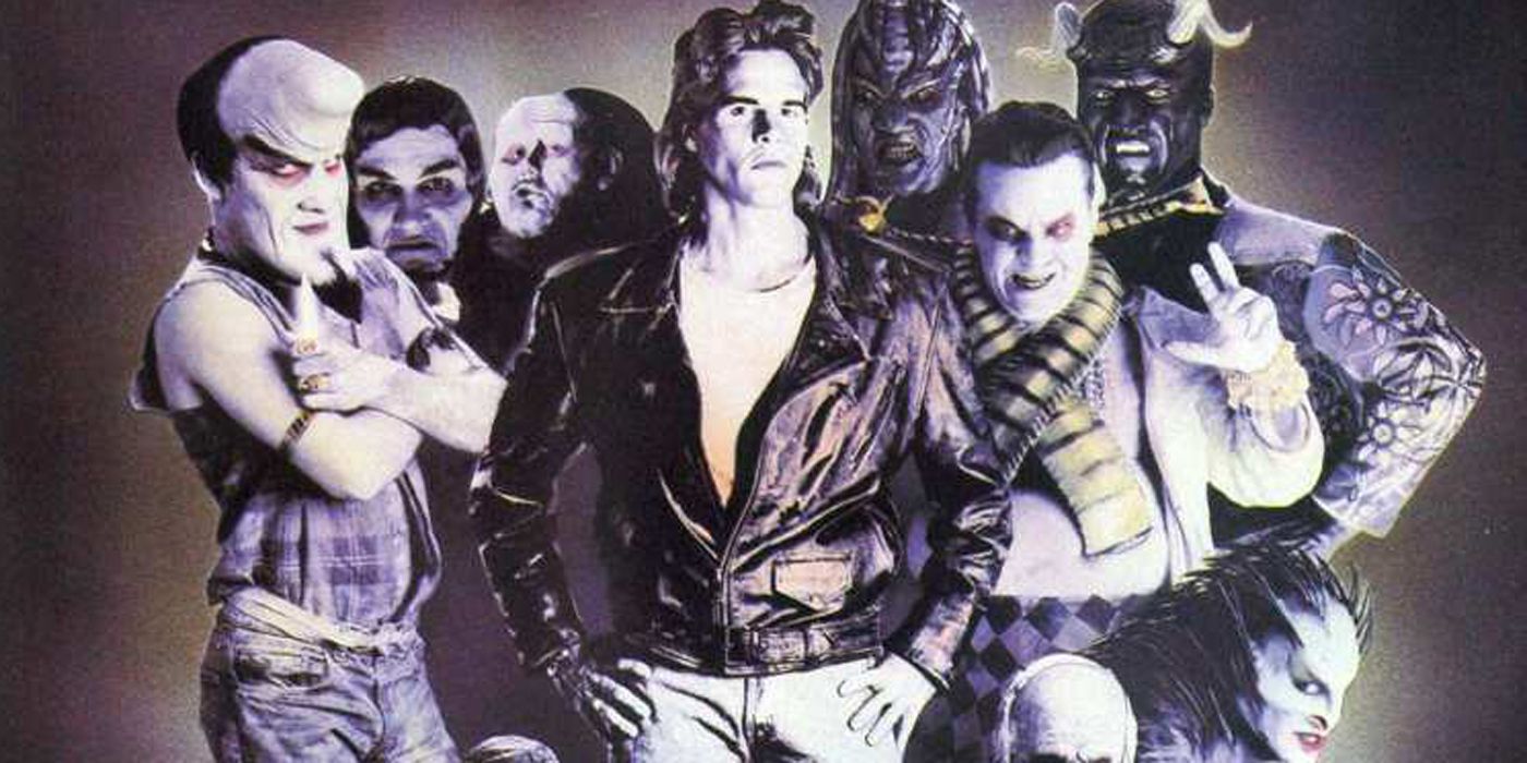 Cabal standing with the monsters of Nightbreed.