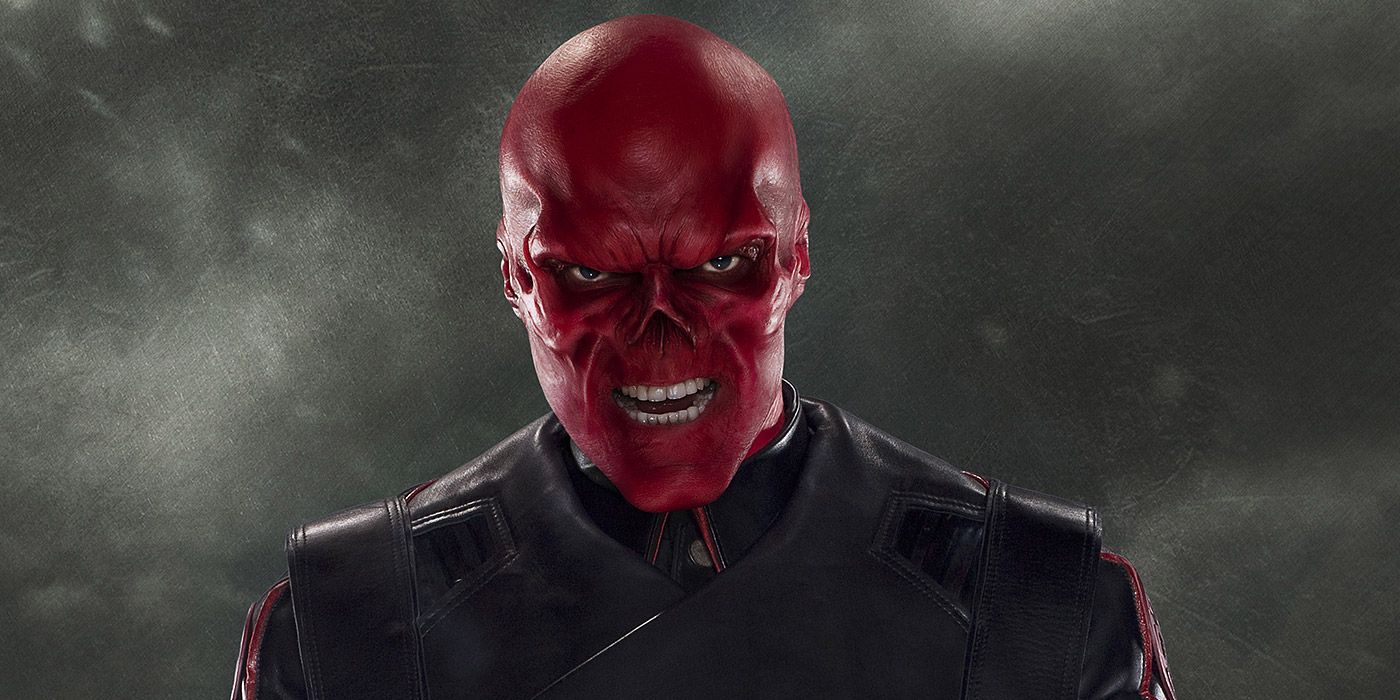 A portrait of the Red Skull, head of HYDRA in Captain America: The First Avenger.
