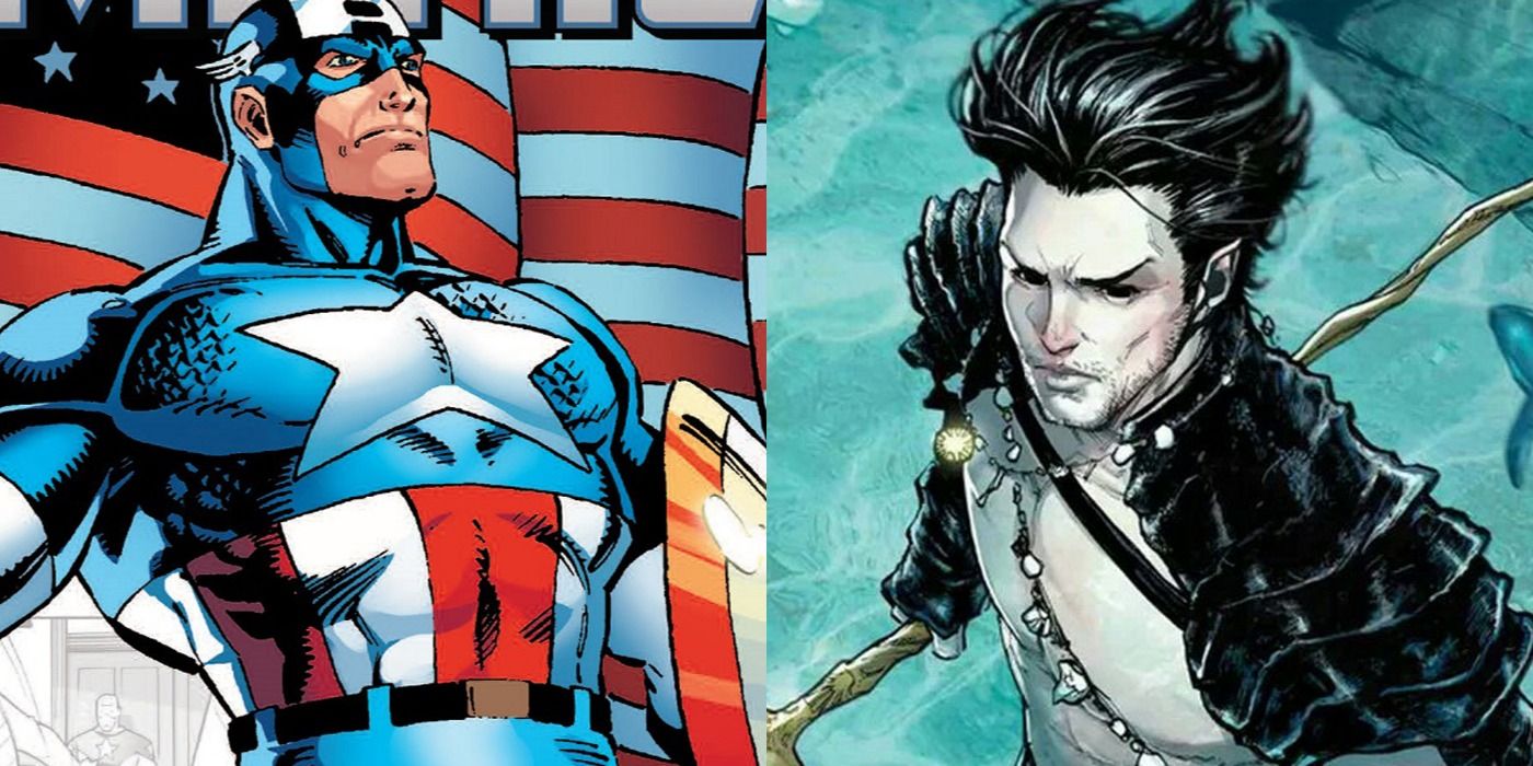 Captain America and Namor in Marvel Comics.