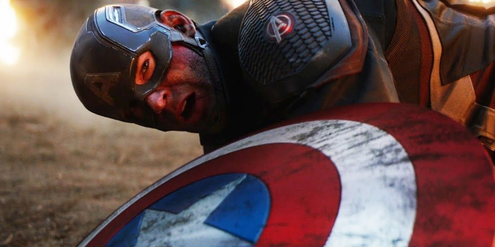 Captain America with Shield in Avengers Endgame