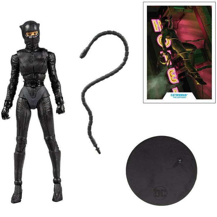 Catwoman suit reveal - action figures of The Batman