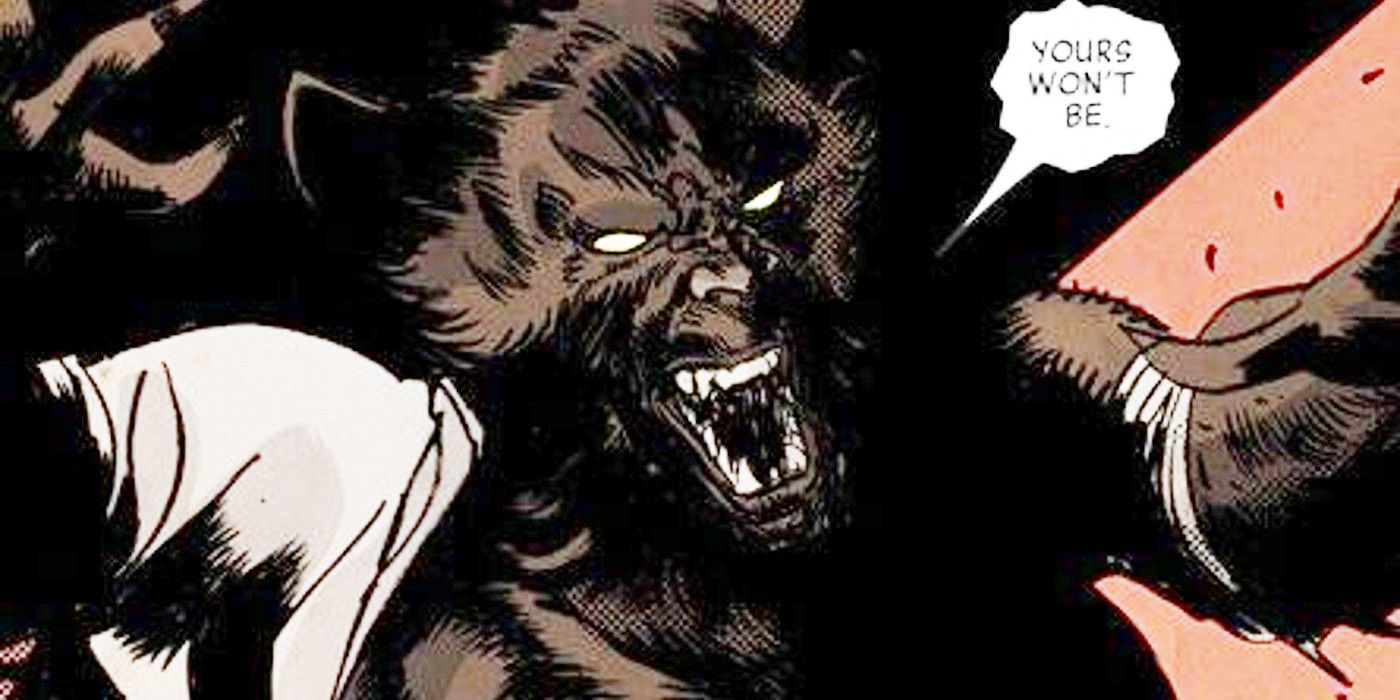 Claudia Russell turns into a werewolf in Marvel Comics.
