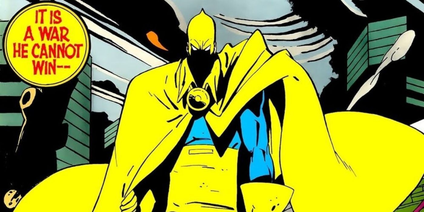Doctor Fate in one of his comic book covers