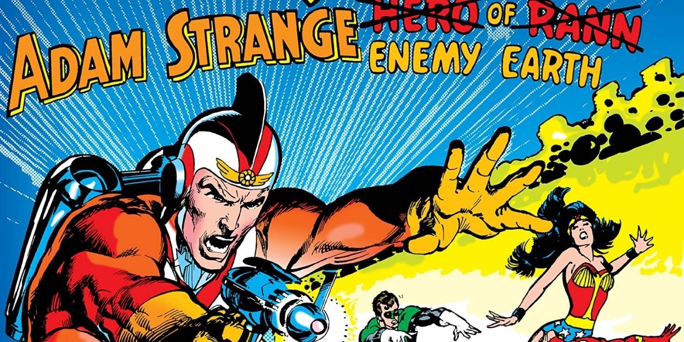Adam Strange attacks the JLA of the cover of Justice League Of America #138