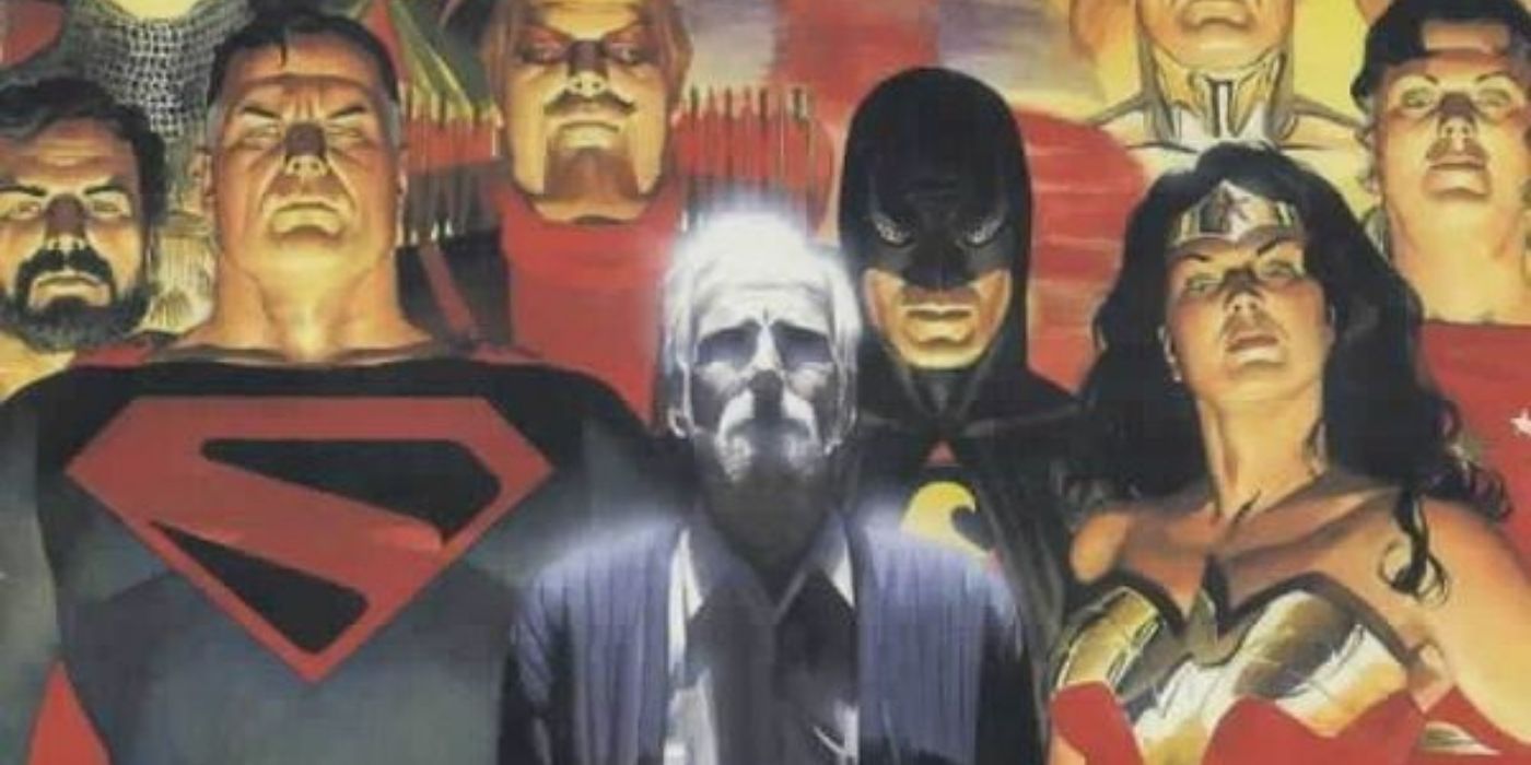The Justice League on the cover of Kingdom Come