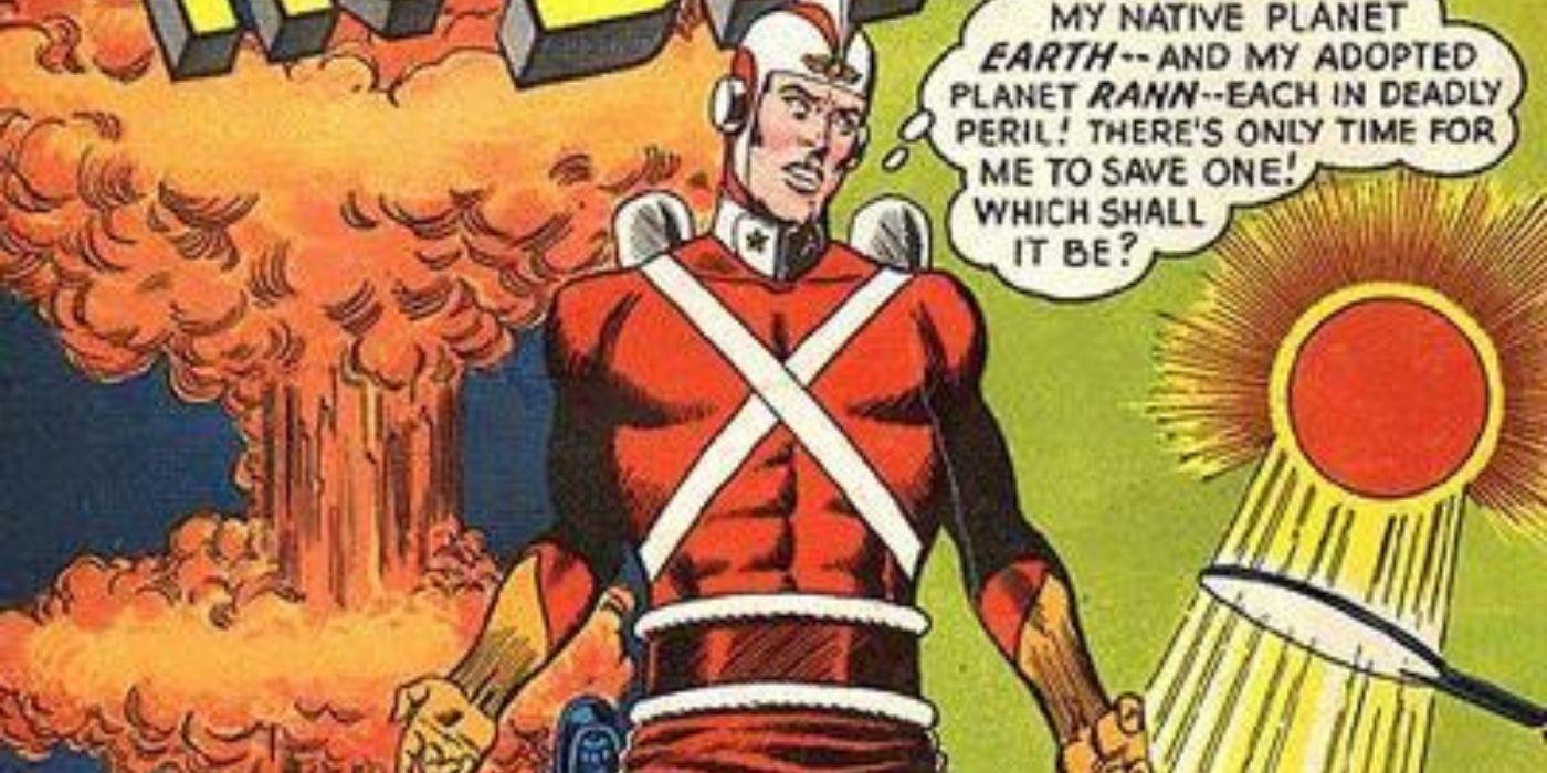Adam Strange on the cover of Mystery In Space #82