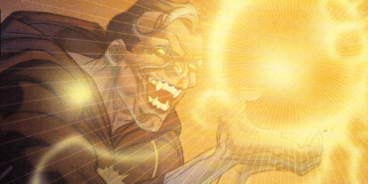 Starbreaker laughing and using his powers in DC Comics