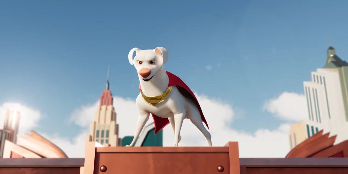 Krypto se prepara para decolar na DC League of Super Pets