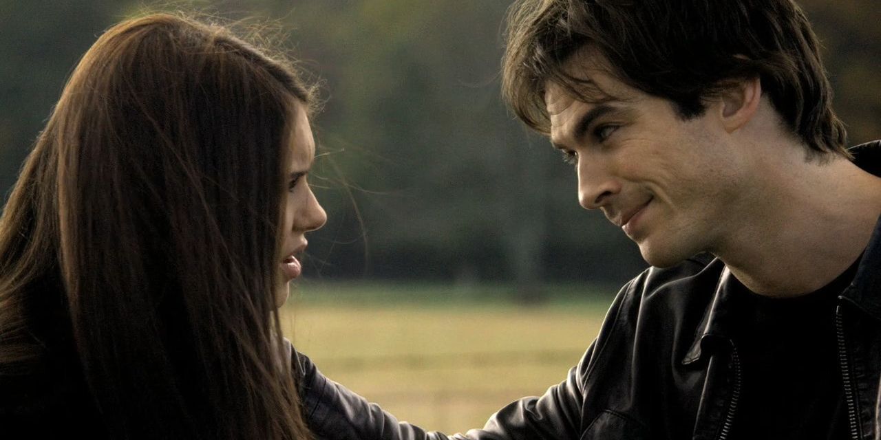 Damon talks Elena into a road trip in The Vampire Diaries.