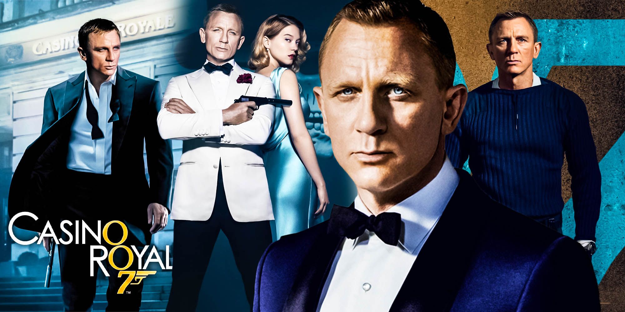 Daniel Craig bond movies ranked best to worst Casino royale spectre skyfall no time to die