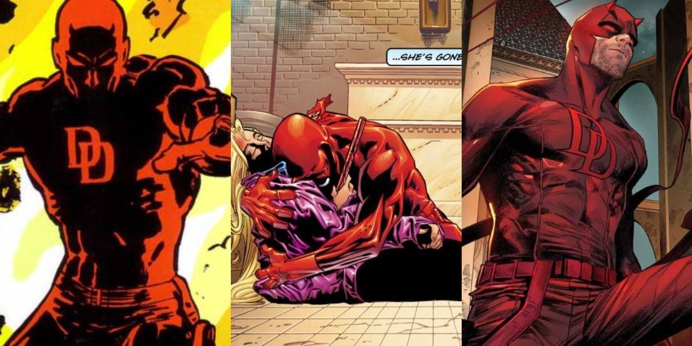 Split image of Daredevil: Born Again, Guardian Devil, and Truth/Dare panels