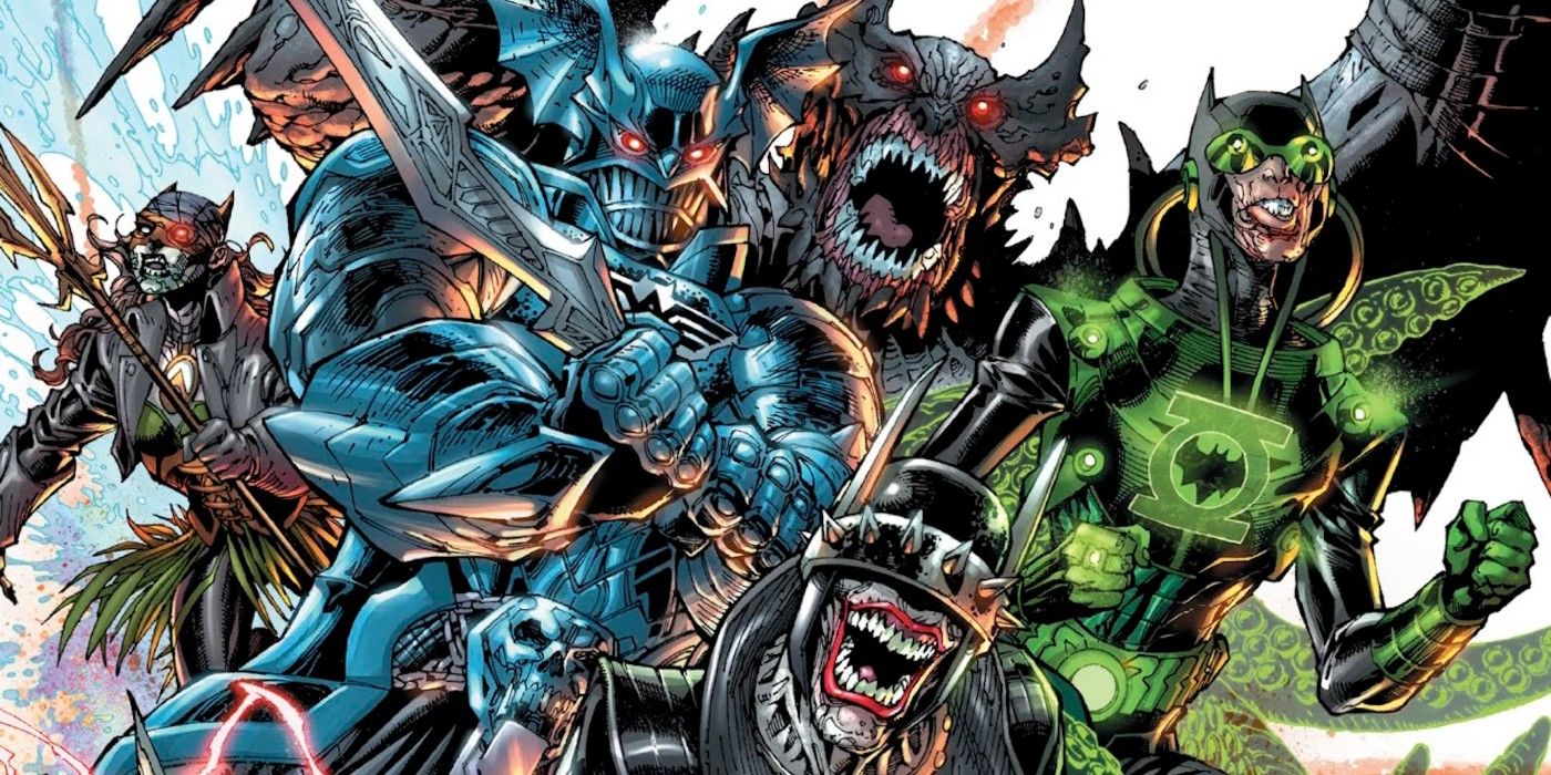 Batman Who Laughs leads the Dark Knights in the comics