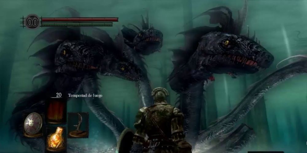 Dark Souls Ash Lake Hydra