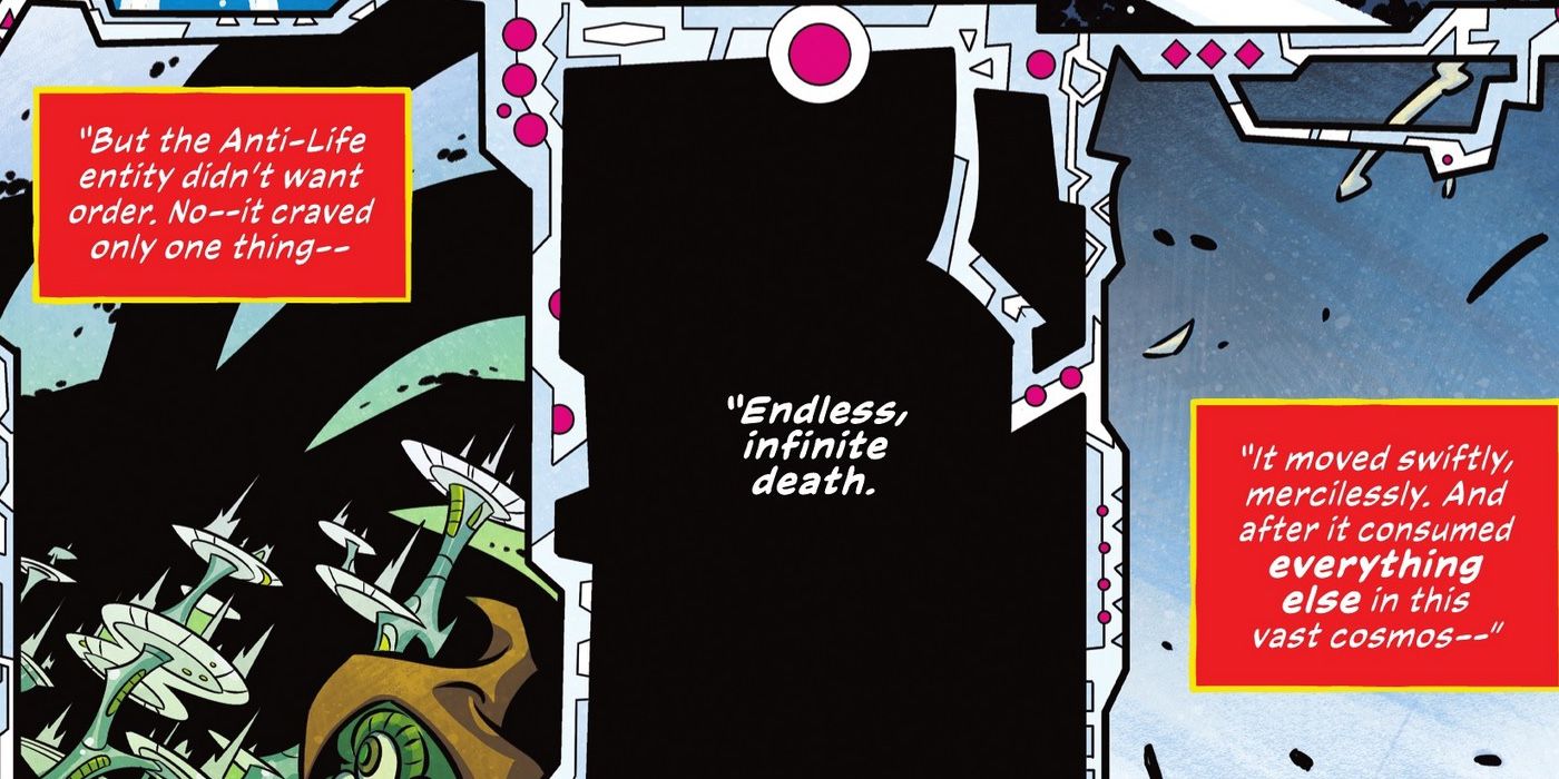 The Anti-Life escapes Darkseid