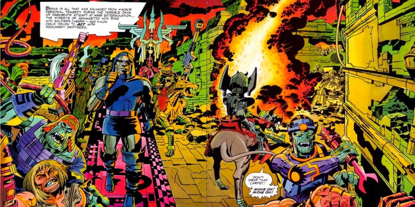 Darseid marches into battle in DC Comics.