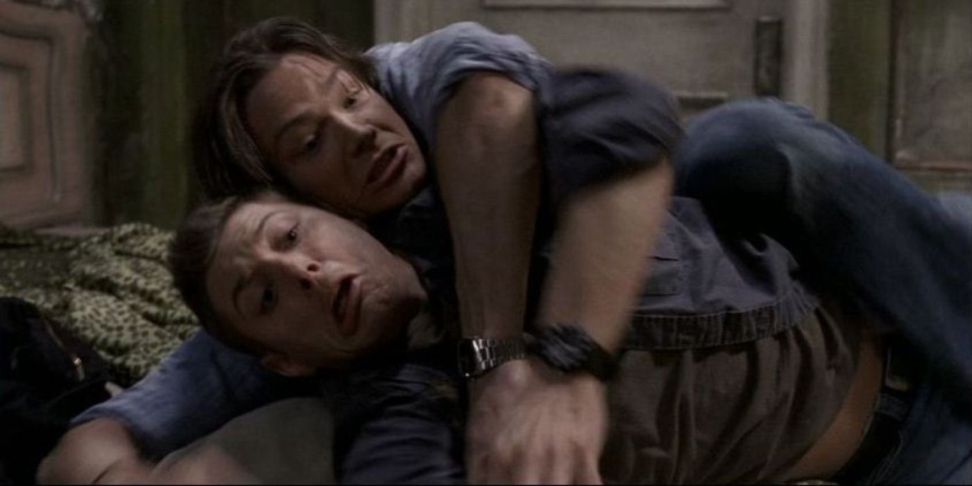 Dean and Sam fight in Supernatural
