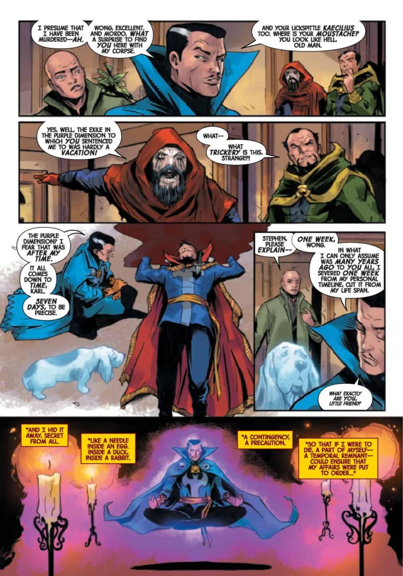 Death Dr. Strange Marvel Comics