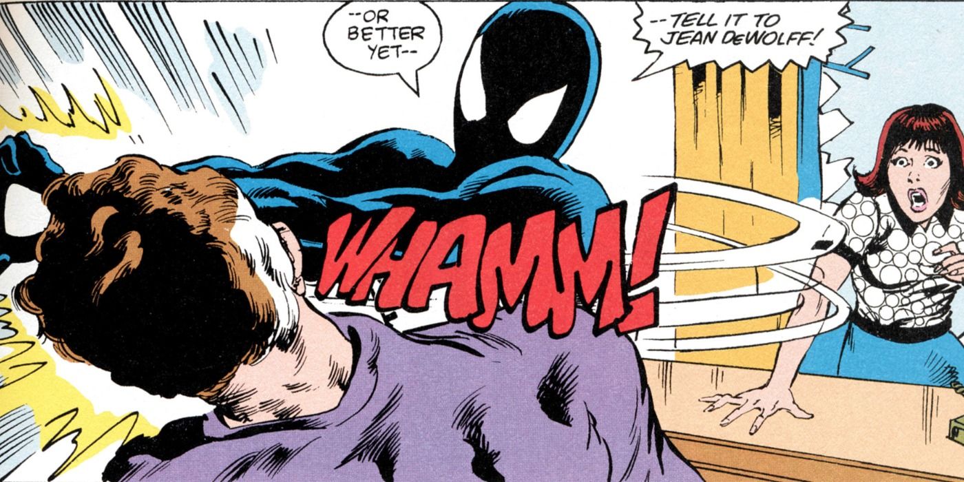 Peter attacking who he thinks is Jean's killer in Marvel comics