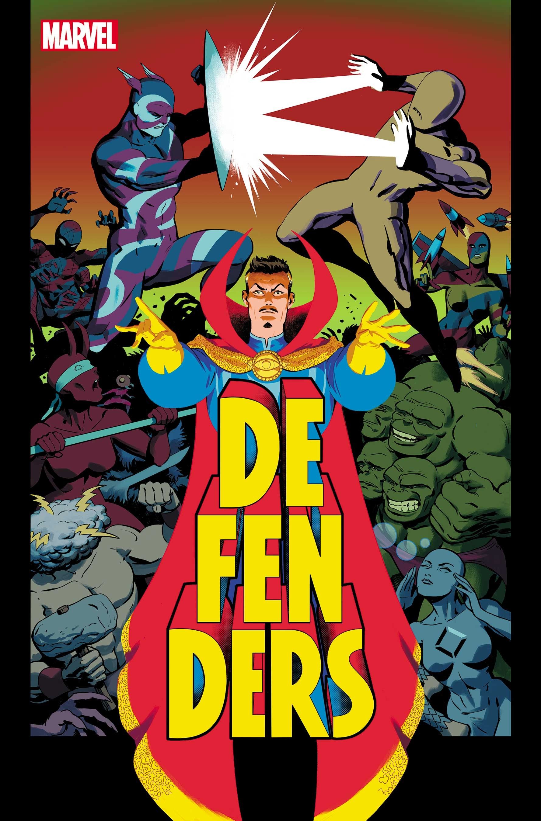Defenders #4 cover avengers