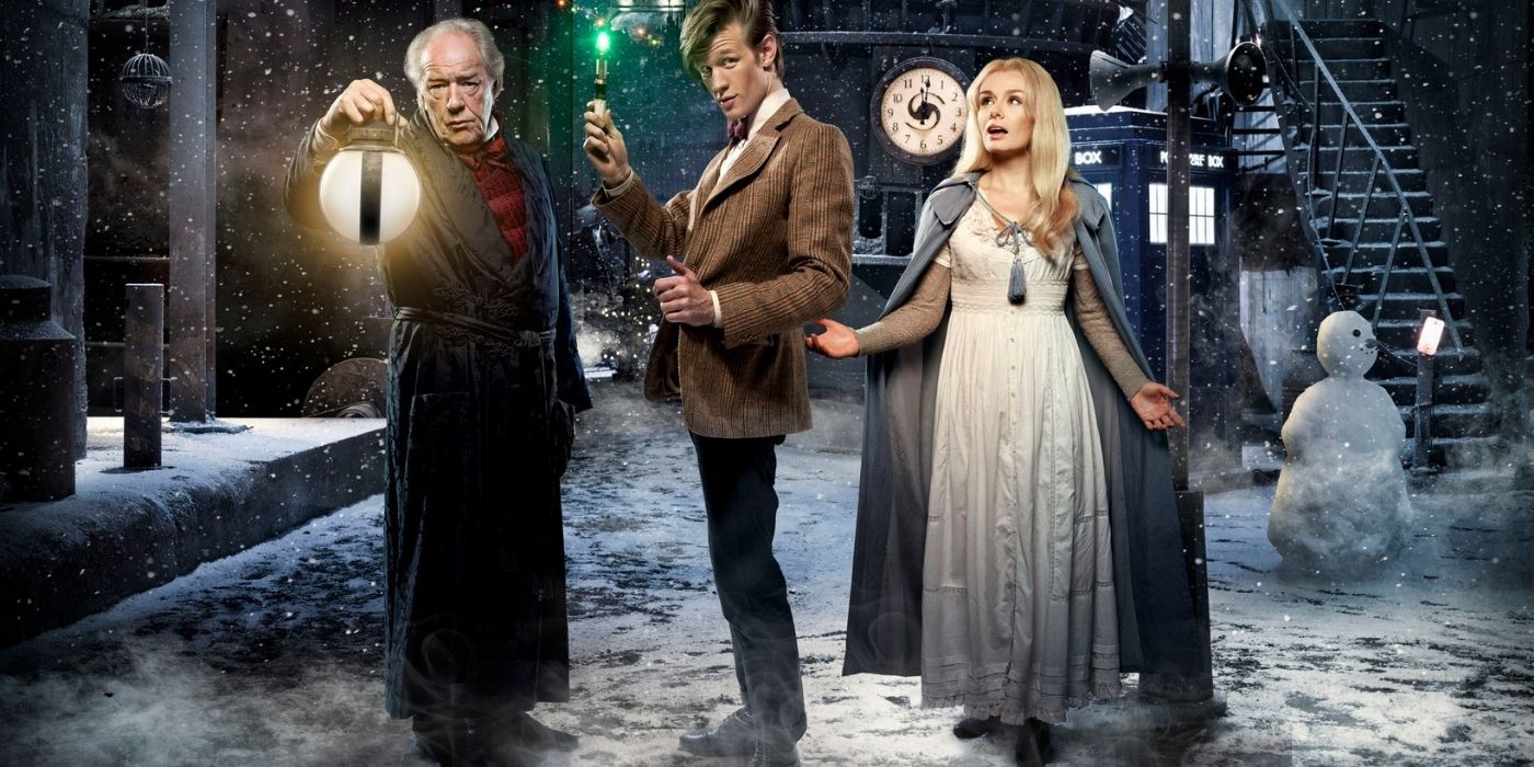 The poster for the Doctor Who Christmas Special A Christmas Carol