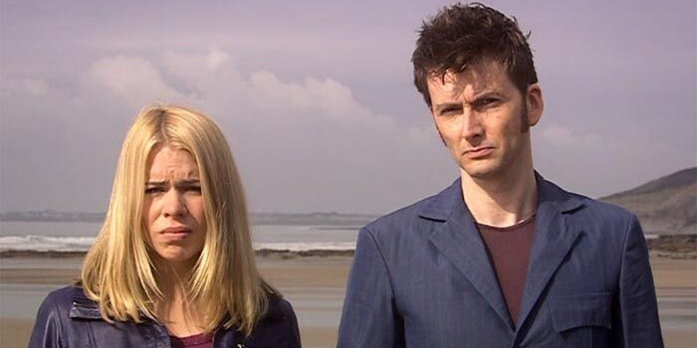 The Doctor and Rose on a parallel Earth in Doctor Who