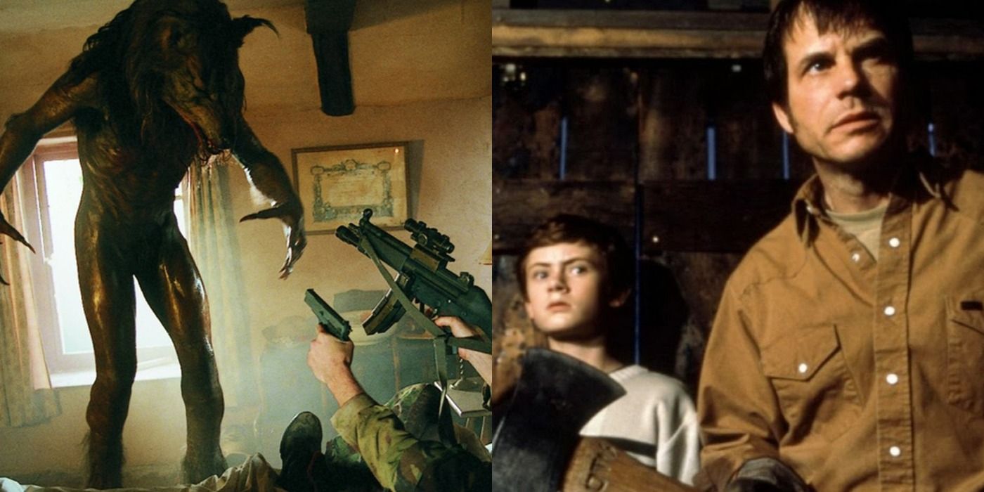 Split image of stills from Dog Soldiers and Frailty
