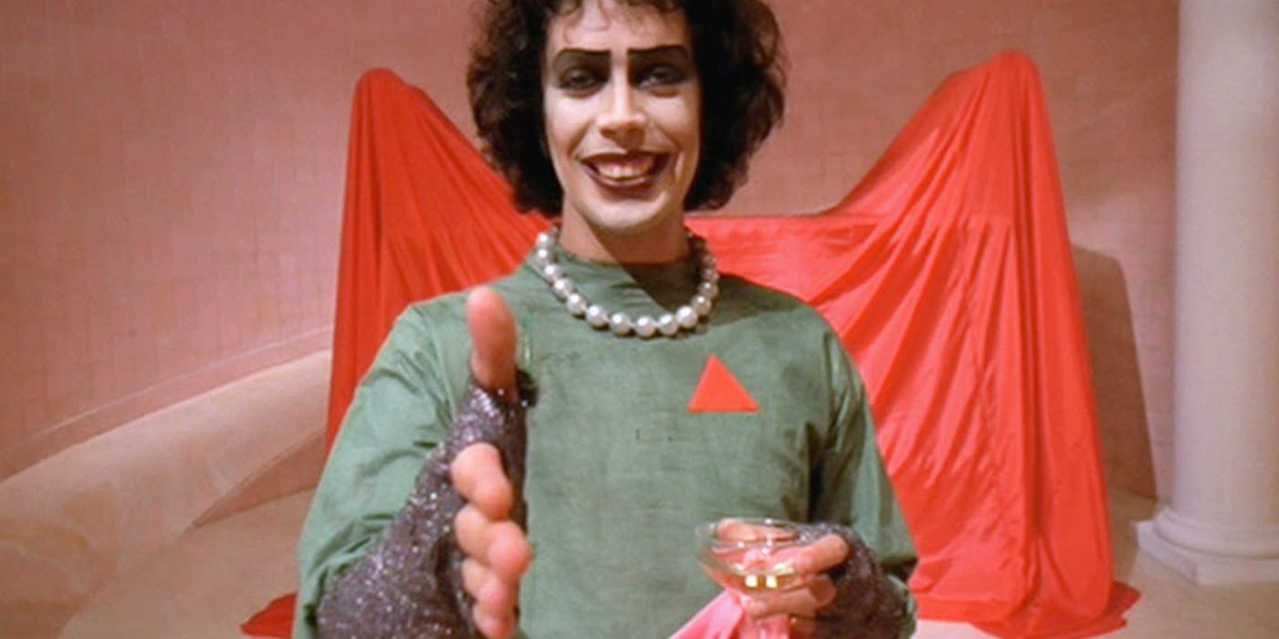 Dr. Frank-n-furter in the lab in Rocky Horror Picture Show