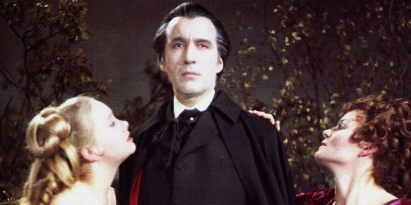 Dracula and his brides in Taste the Blood of Dracula.