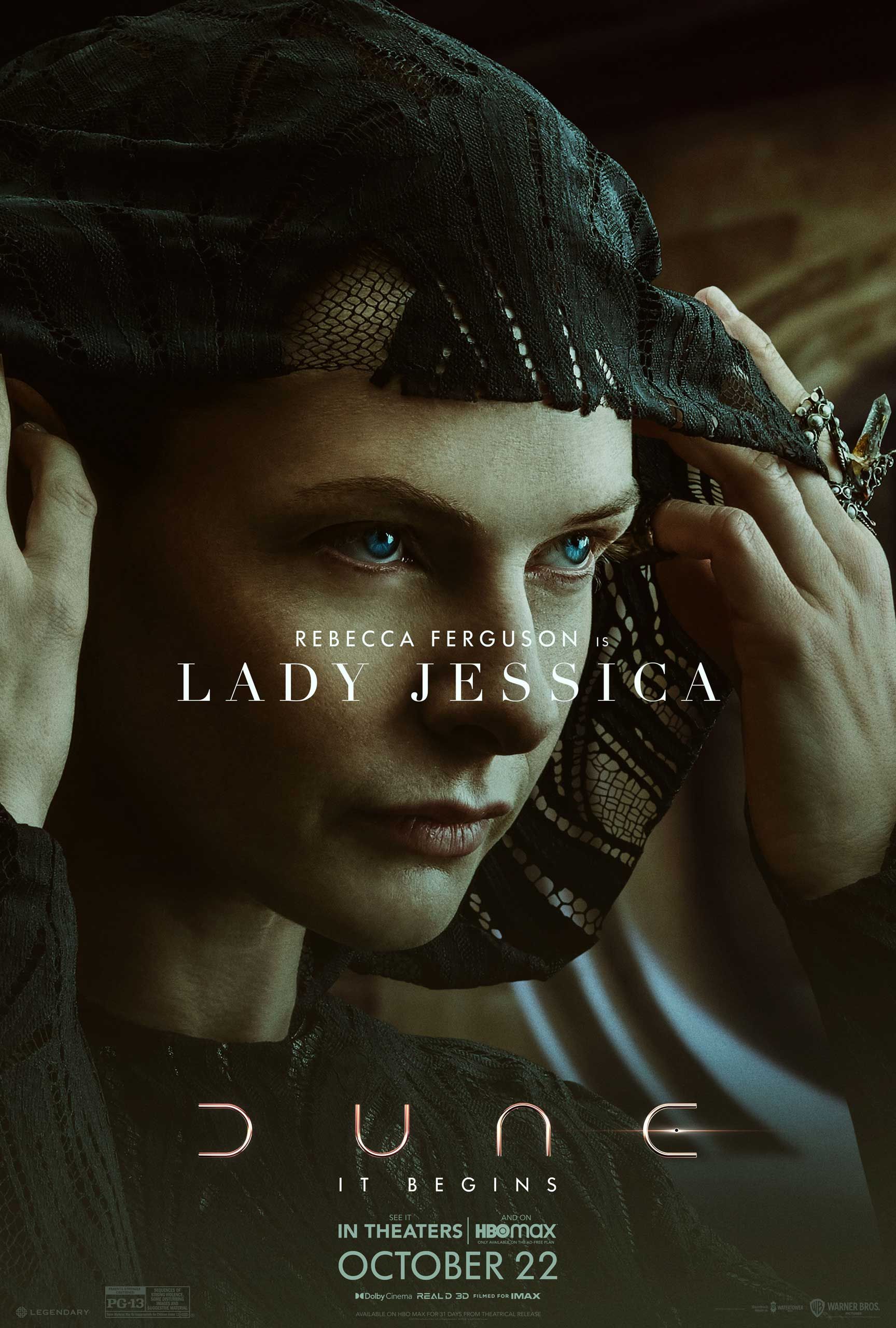 Dune 2021 Lady Jessica character poster