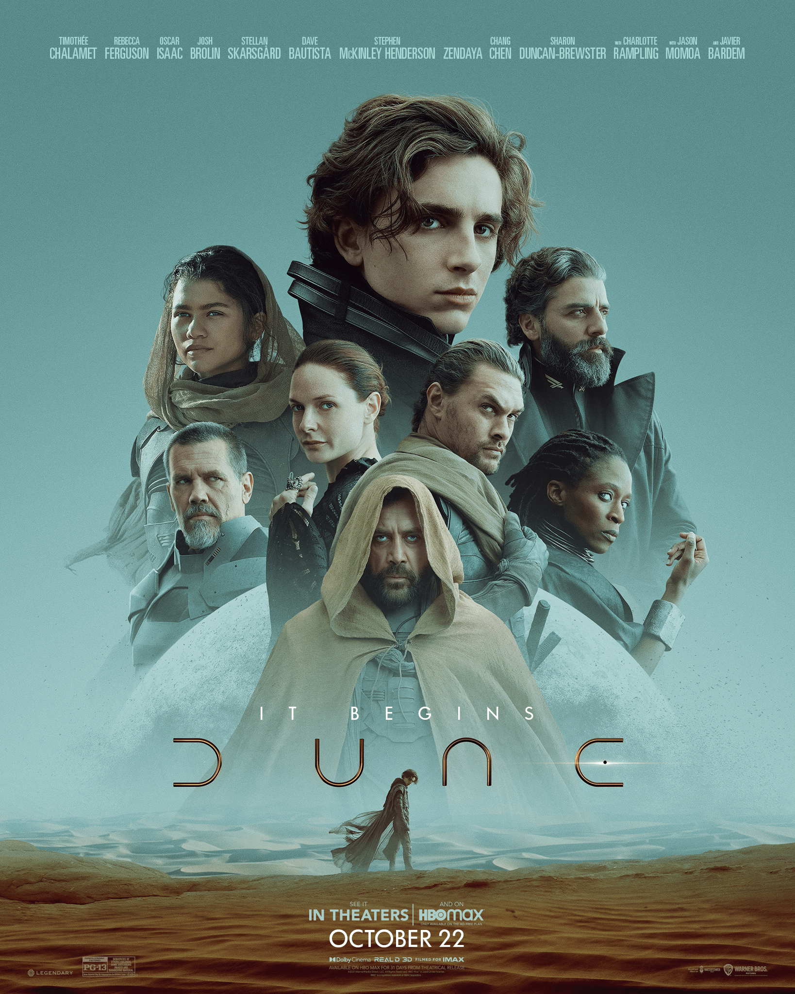 Dune poster of the main cast