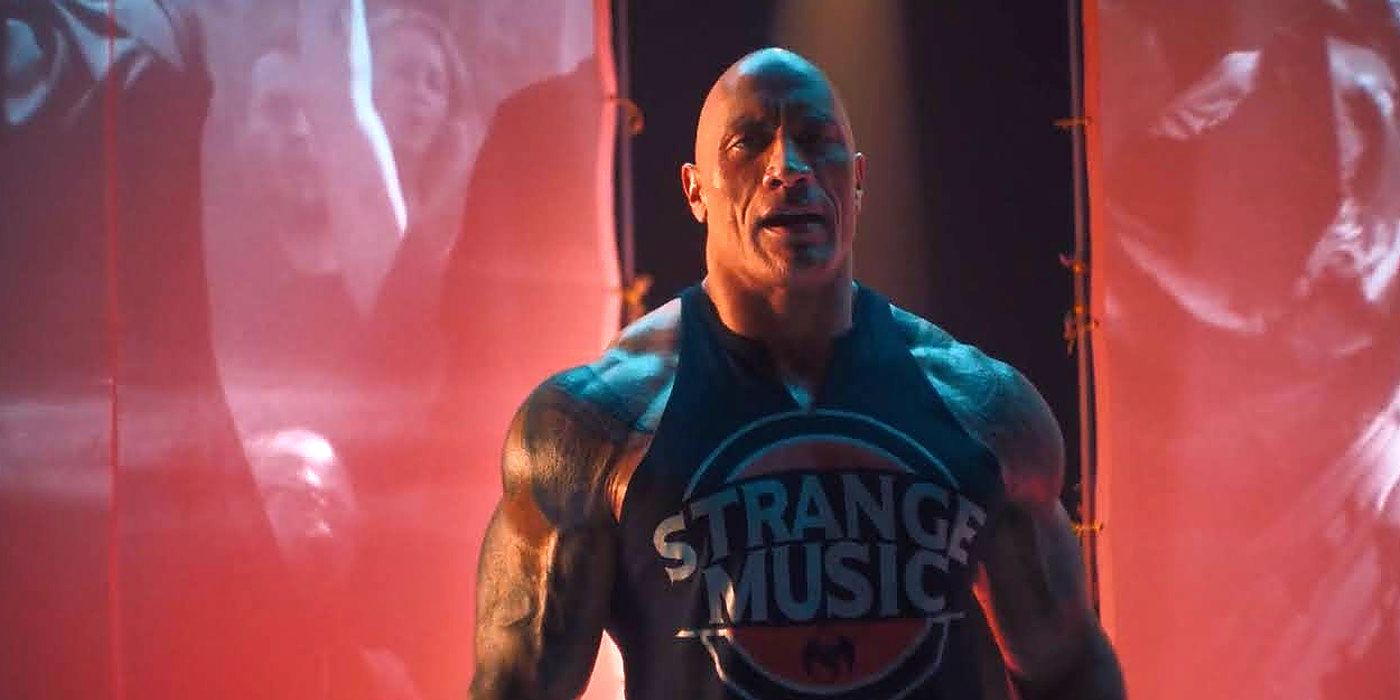 Dwayne Johnson in the music video for Face Off