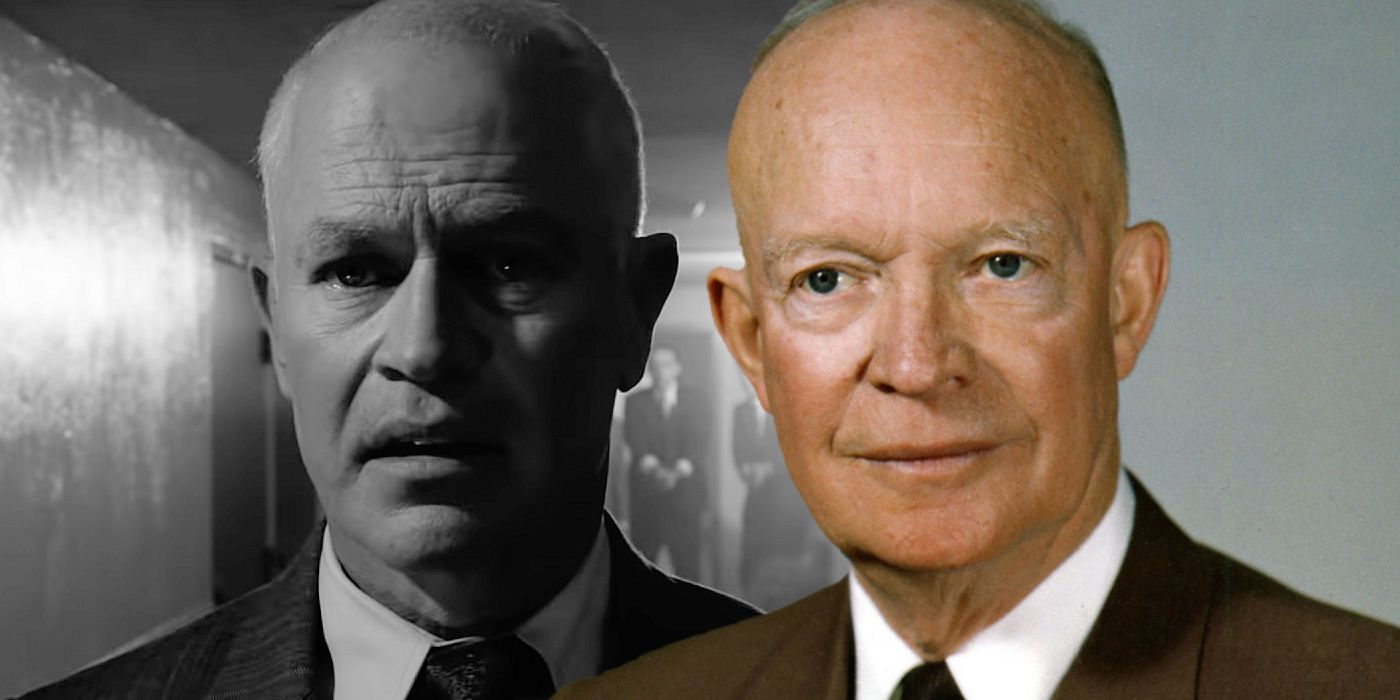 Dwight Eisenhower and Neal Mcdonough in AHS Season 10