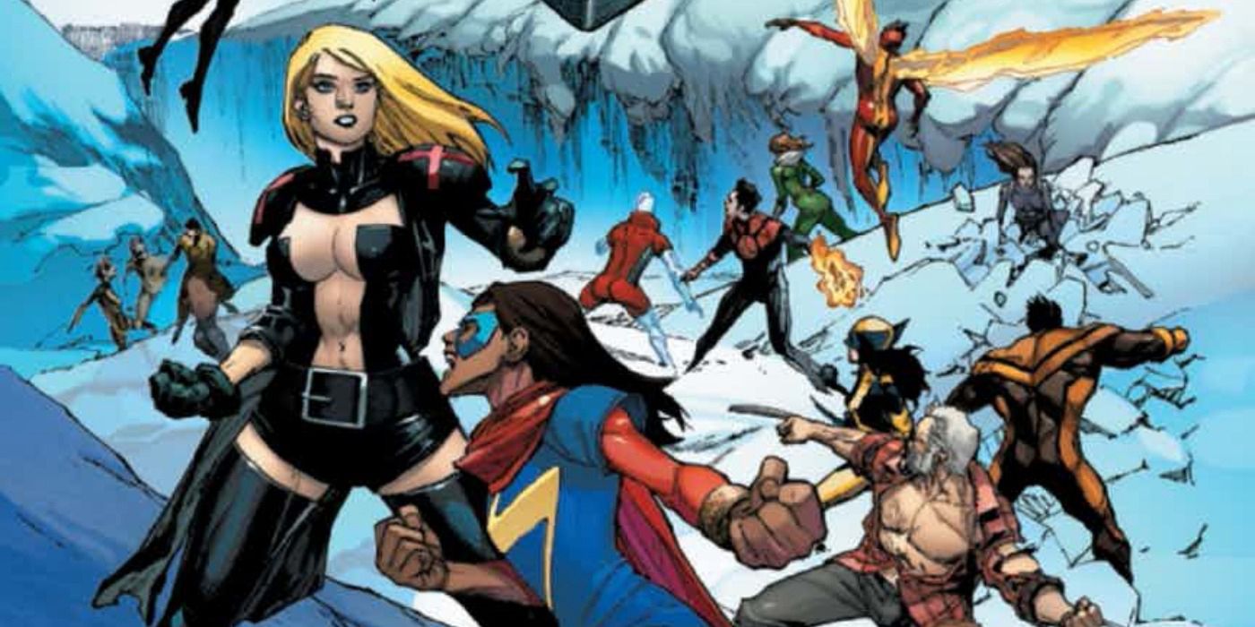 Emma Frost lidera a los X-Men contra los Inhumanos.