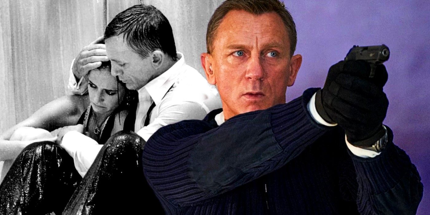 Eva Green as Vesper Lynd and Daniel Craig as James Bond in Casino Royale and No Time To Die