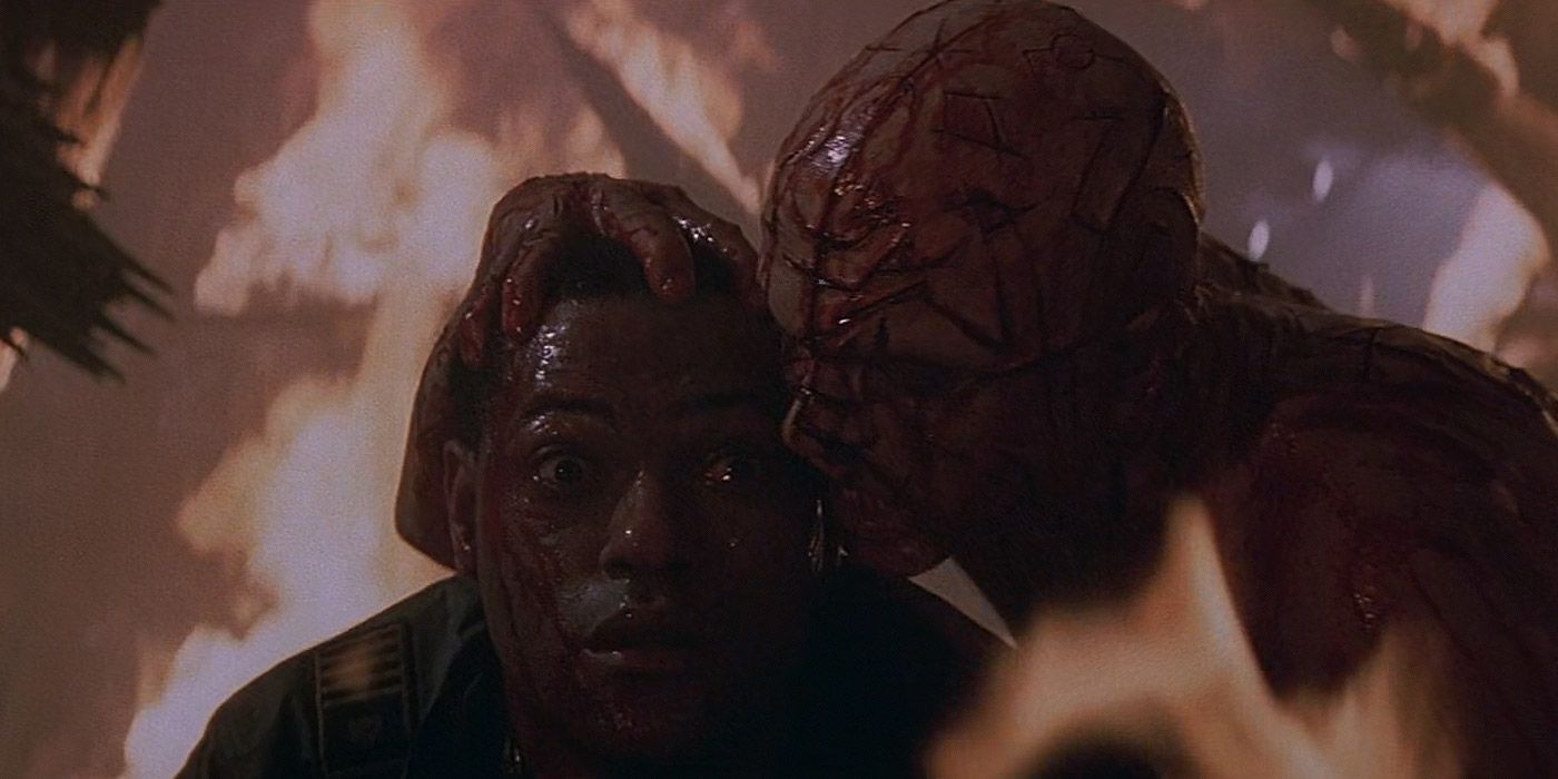 Weir projects horrific images into Miller's mind in Event Horizon