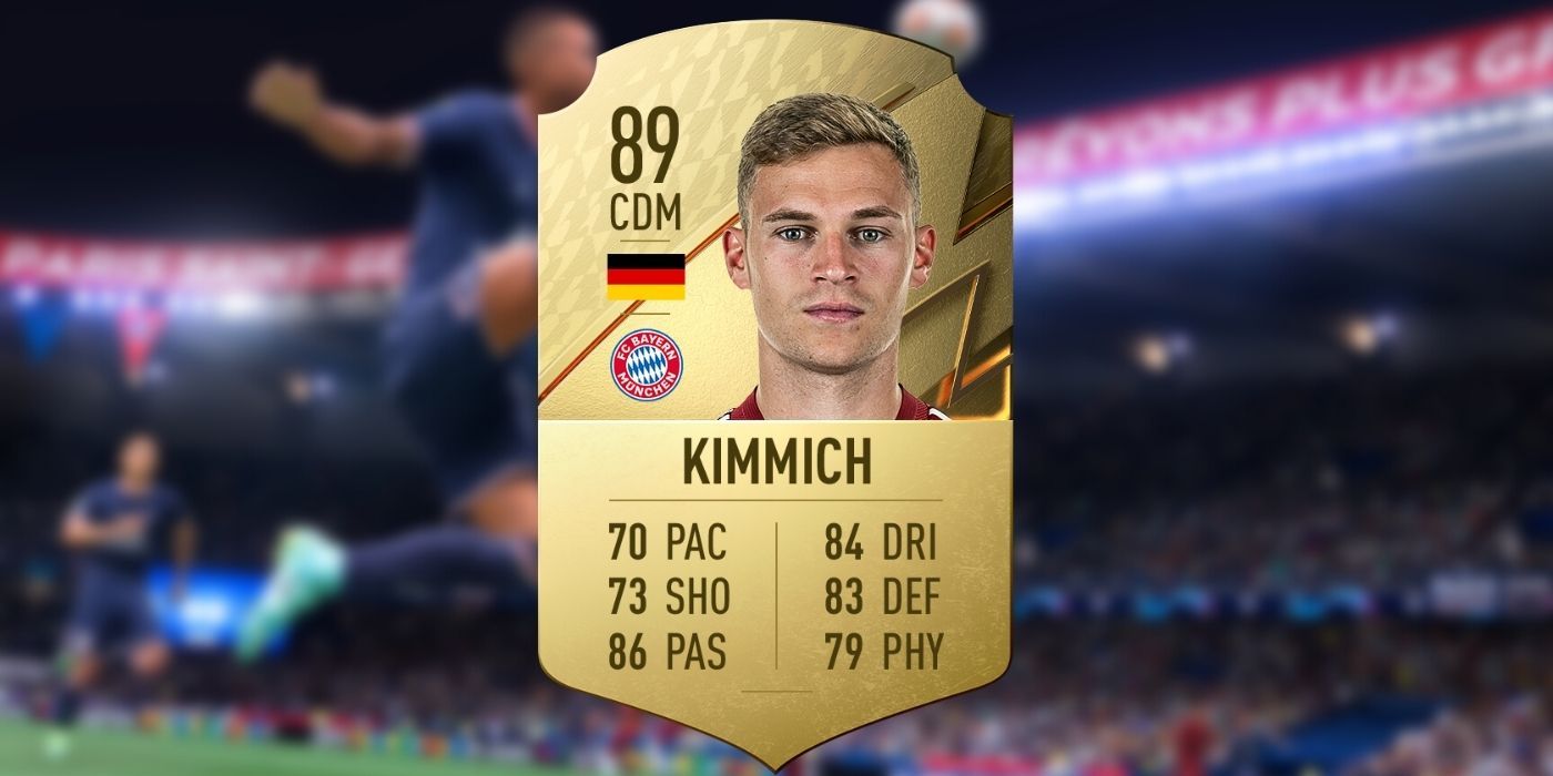 Joshua Kimmich's rating in FIFA 22