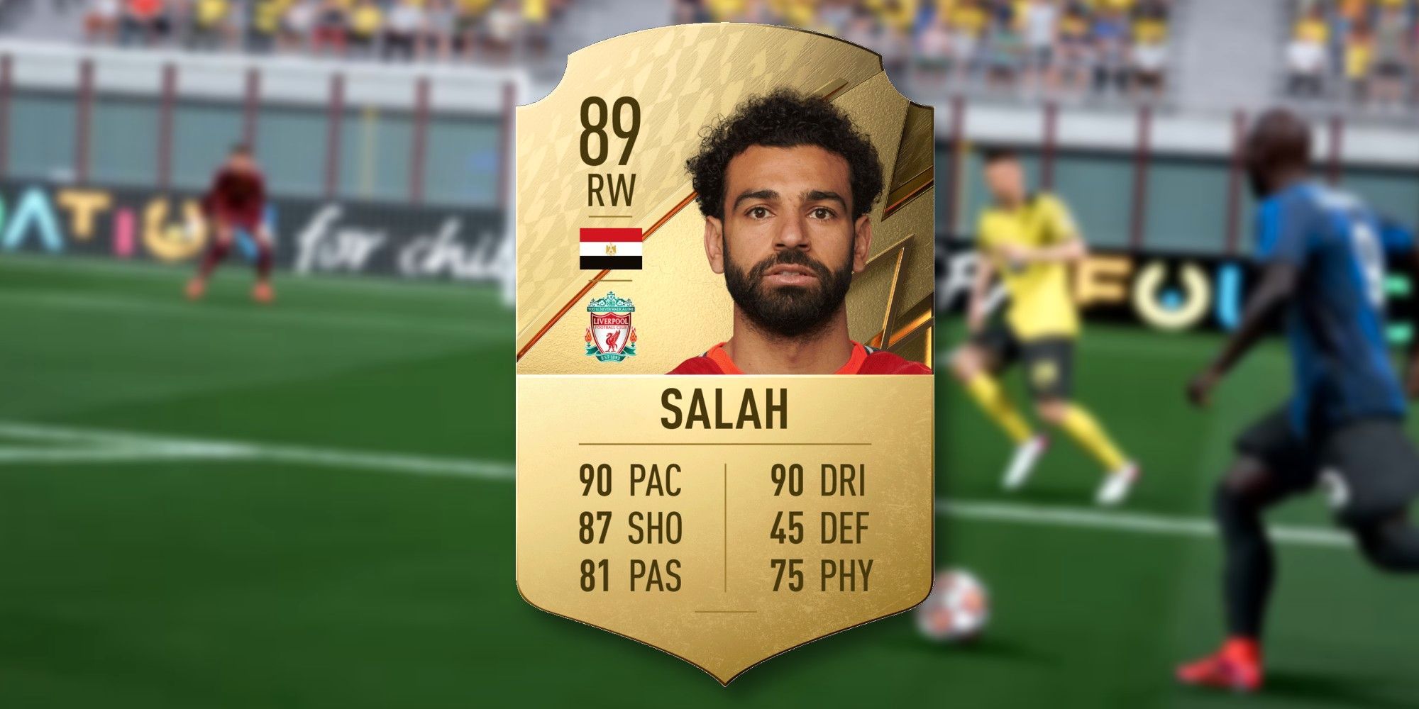 Mohamed Salah's rating in FIFA 22 Ultimate Team