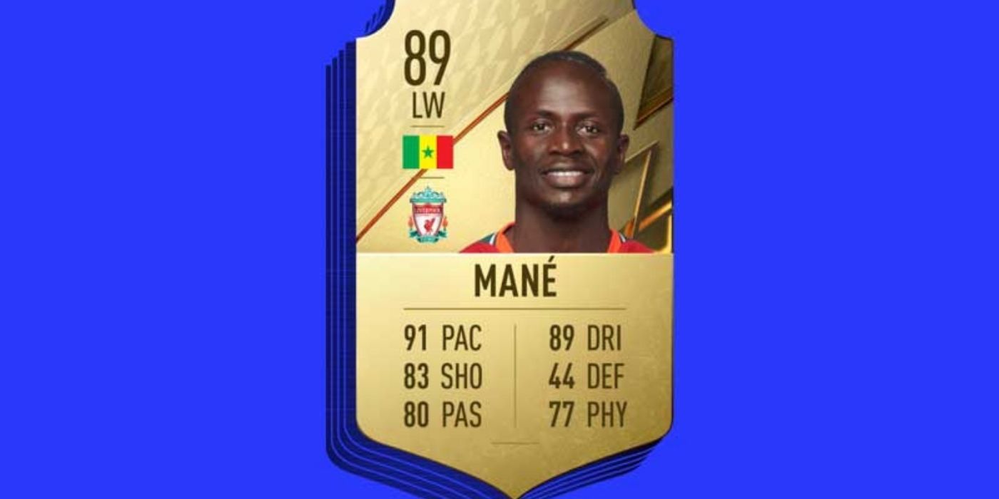 Sadio Mané rating in FIFA 22 Ultimate Team