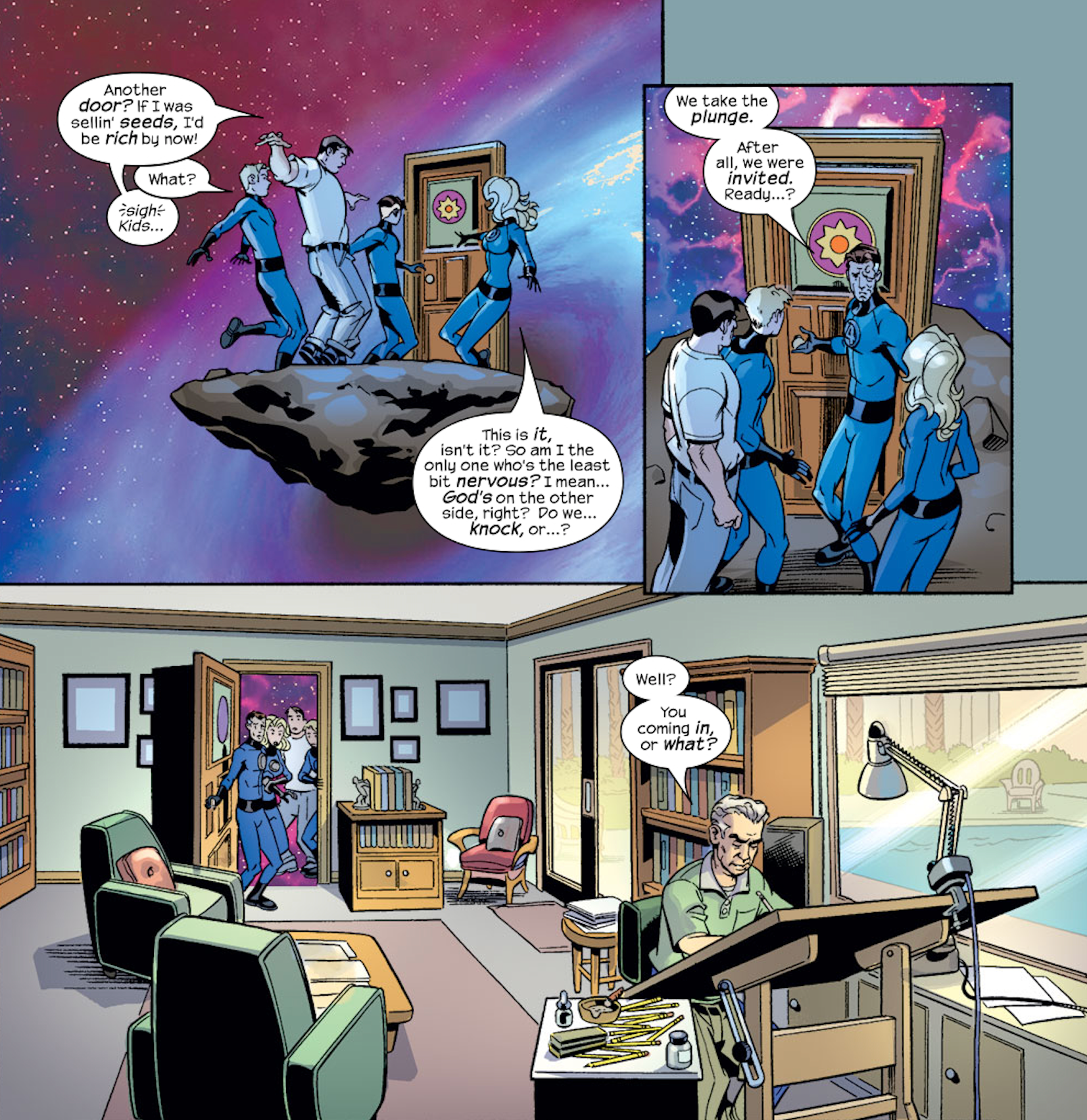 The Fantastic Four meet Jack Kirby