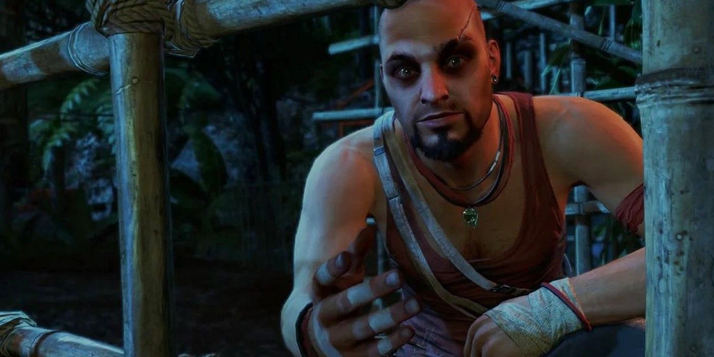 Vaas looks terrifying in the jungle in Far Cry 3