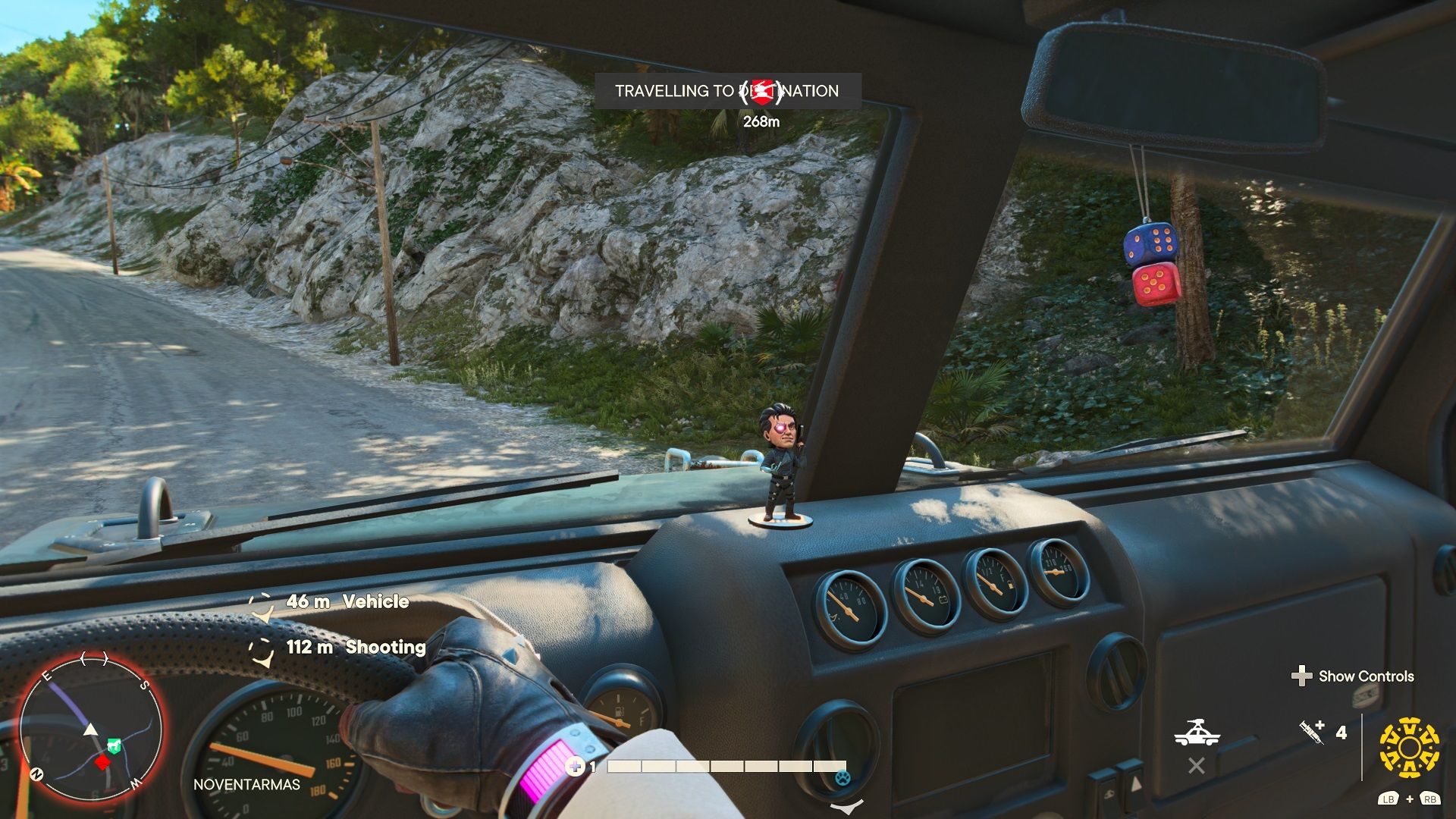 Far Cry 6 Car Dashboard Blood Dragon Prop