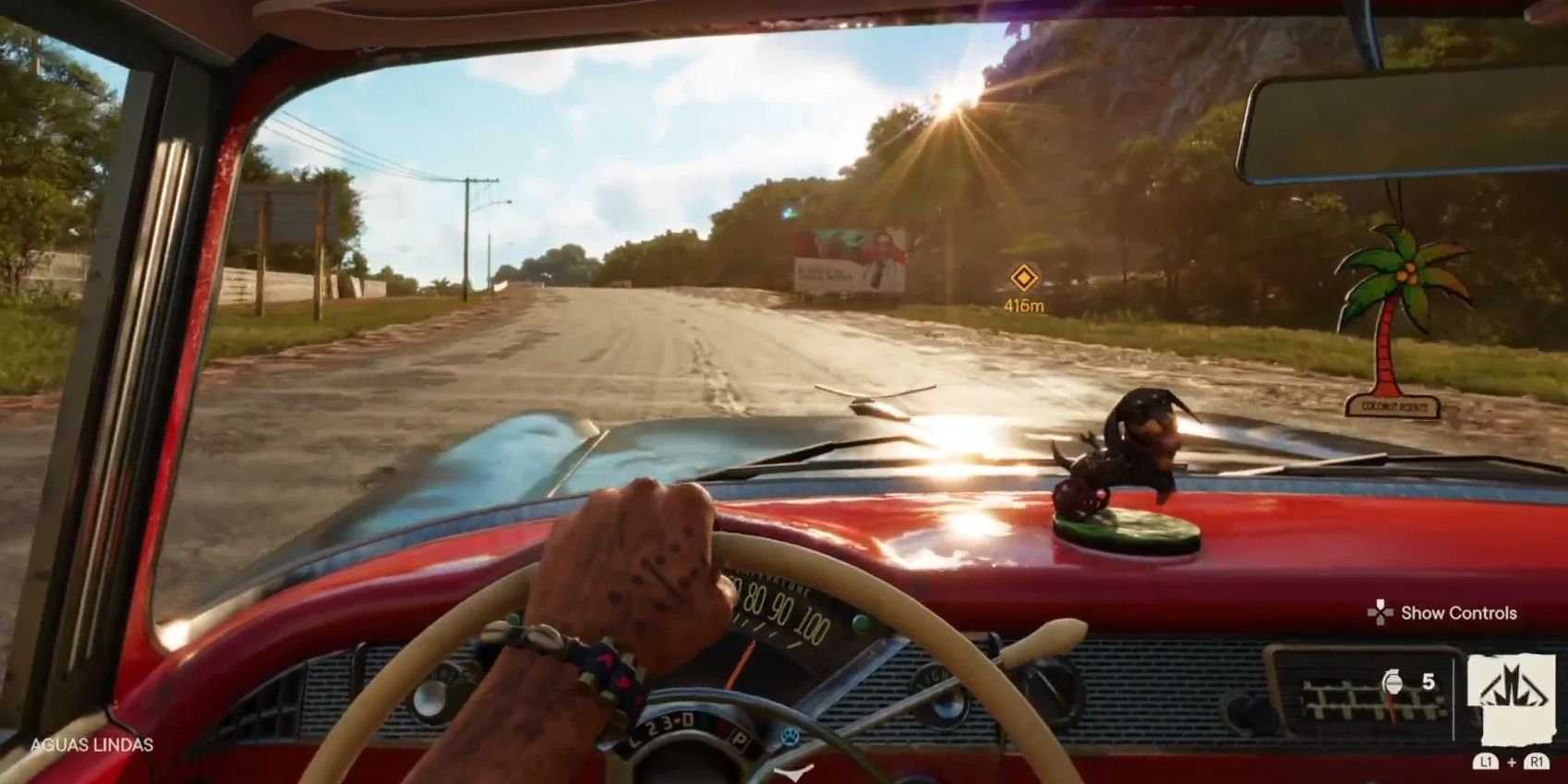 Far Cry 6 Driving with Car Radio On