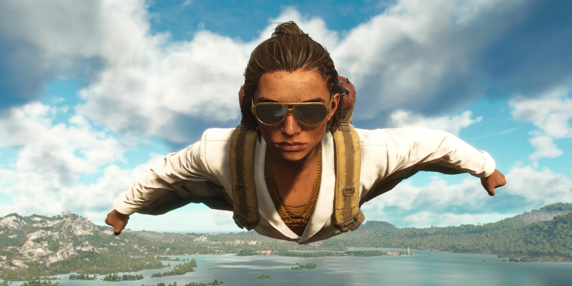 Far Cry 6 Wingsuit Flying Cool