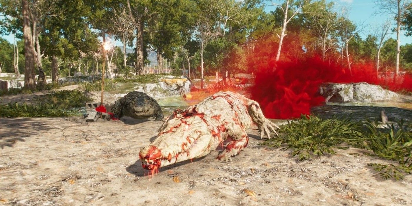 Players can hunt the Mythical Crocodile Venodiente in Far Cry 6