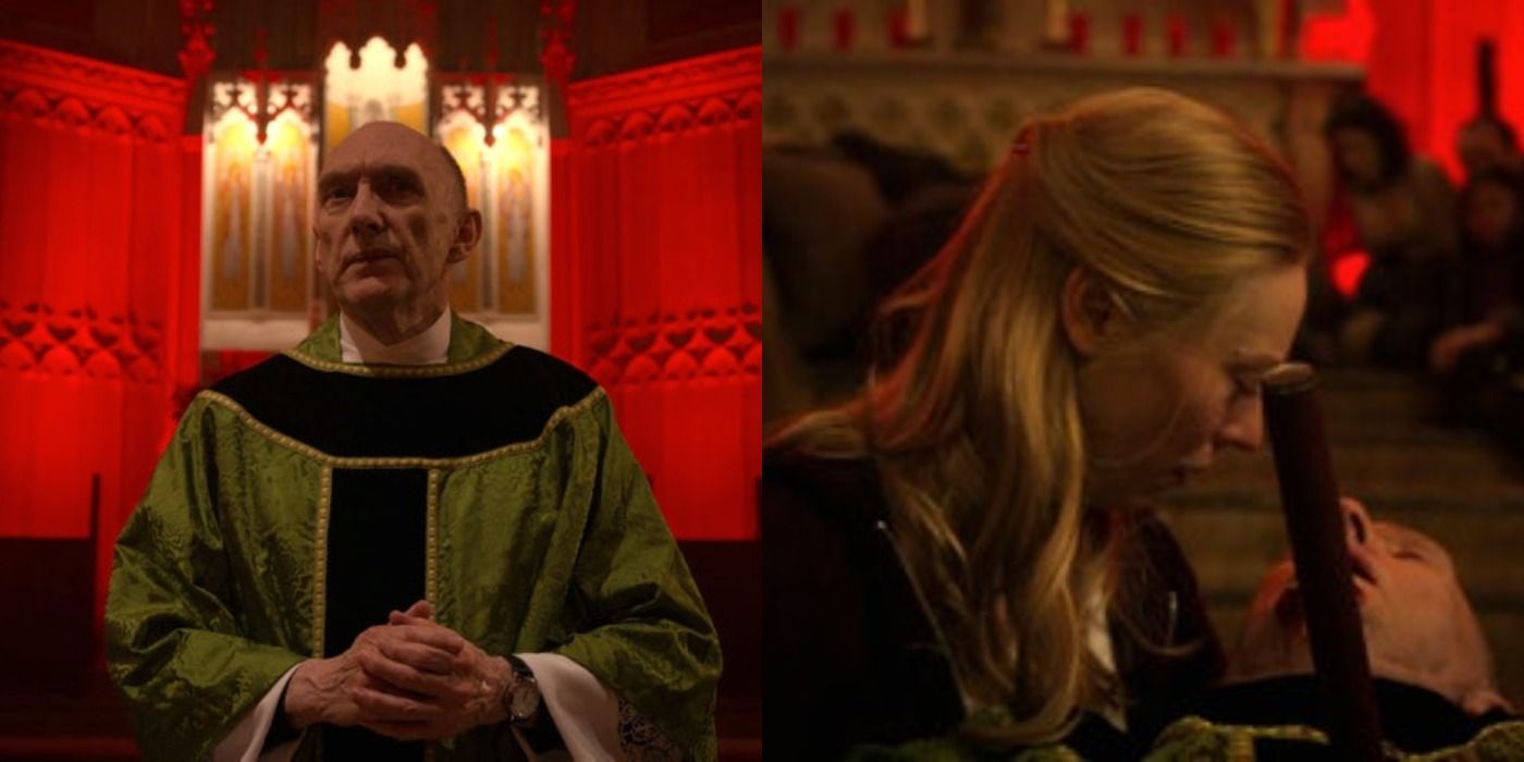 Father Lantom in Daredevil and his death in season 3
